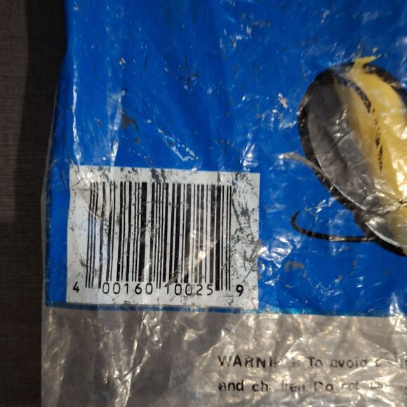 Vintage 1990s Disney Parks Waterproof Adult Poncho Yellow Rain Coat NEW - Picture 3 of 4